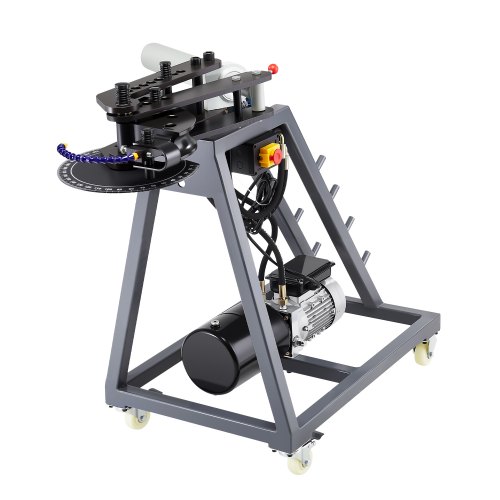

VEVOR Cintreuse de Tubes Électrique 750 W Cintreuse Mobile avec Roulettes, Vérin Hydraulique 6 L, 3 Matrices, Angle de Cintrage Max. 180°, Moteur Puissant, Convient aux Tubes 25,4 mm 38,1 mm 44,45 mm