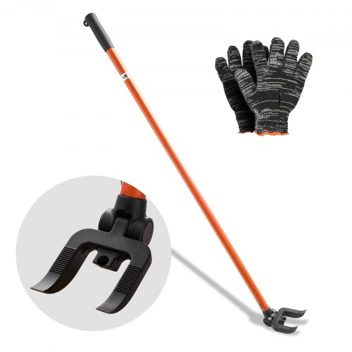 

VEVOR Démonte Palette 907,18 kg Outil Démonte Palettes 127 cm Barre Démontage pour Retrait Planches de Terrasse, Planchers, Charpentes, Toitures, Moulures, Cloisons Sèches, avec Poignée Acier Carbone