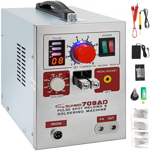 709ad Machine De Soudage 3 En1 Soudeuse De Chargeur De Batterie D'impulsion Led