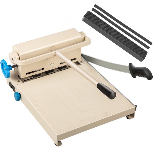 VEVOR Perforateur Grande Capacité 2/3 Trous Réglable Perforeuse Papier 160 Feuilles Épaisseur 15 mm Perforatrice sans Effort Trou 5 mm Poignée Pratique Coupe-Papier Étiquette Facture Cuir Tissu Bureau