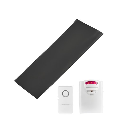 

VEVOR Tapis Alarme de Sortie de Lit, Capteur de Surveillance de Lit sans Fil, avec Téléavertisseur, Coussin de Prévention des Chutes, pour Personnes Âgées, Maison, Hôpital, Centre de Rééducation