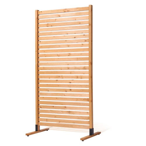 

VEVOR Brise-vue en Bois, 91x186 cm, Panneau Intimité Autoportant avec Support, Écran de Confidentialité Décoratif, Paravent Séparateur Extérieur Durable pour Patio, Balcon, Terrasse, Pelouse, Jardin