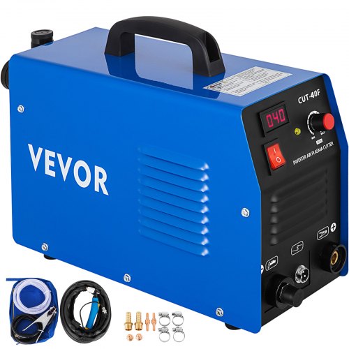 VEVOR Découpeur Plasma, 230V 6500W Coupeur de Plasma, Portable Poste à Souder Plasma, Configuration Instantanée Machine de Découpe Plasma avec Torche Protection Élevée pour Découpe Métaux Réparation
