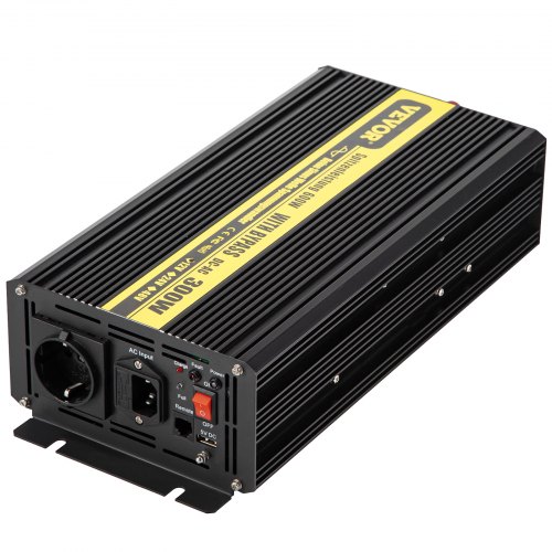 VEVOR Onduleur à Onde Sinusoïdale Pure Convertisseur Pur Sinus 300W DC12V à 240V