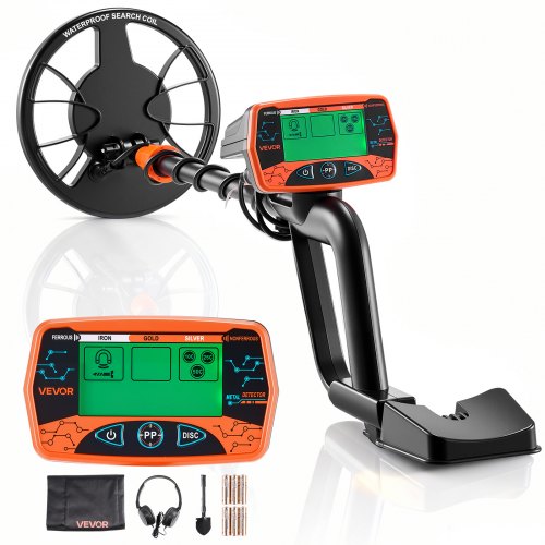 

VEVOR Détecteur de Métaux Adulte 203,2 mm Détecteur de Métaux Professionnel Poignée Télescopique pour Recherche Trésors Détection Or, Bobine de Recherche Étanche IP68 avec Écran, Casque Audio, 3 Modes