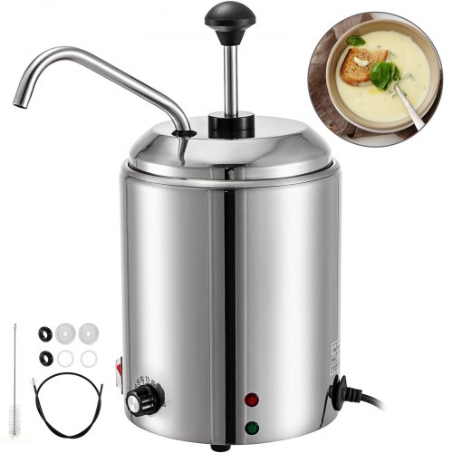 VEVOR Chauffe-Chocolat ?lectrique Réchauffeur de Chocolat avec Pompe 220 V 650 W