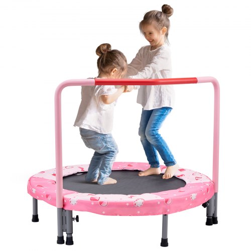 

VEVOR Mini trampoline pliable fitness rebounder pour tout-petits 955 mm rouge