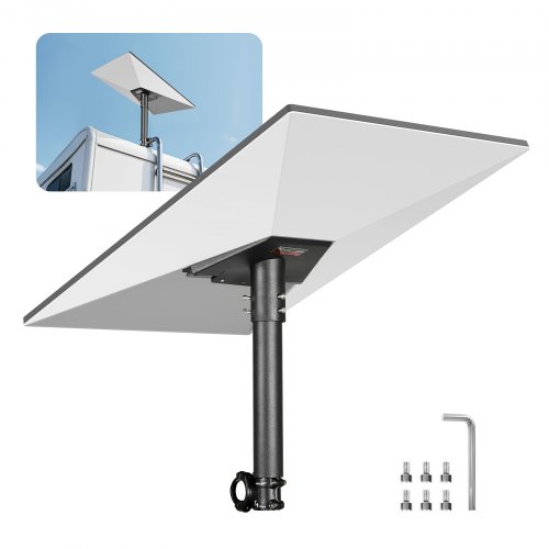

VEVOR Support Starlink Gen 3 d'Échelle de Camping-car, Montage à Angle Réglable 360°, avec Kit d'Accessoires de Montage, Adaptateur d'Échelle Extra Court en Acier Robuste, Compatible Gen 3 et V3, Noir