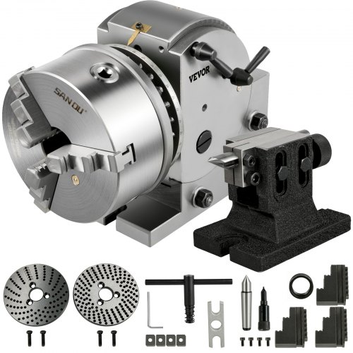 VEVOR Tête De Division 6/ 160MM Tête Universelle peut être utilisée pour la division directe et indirecte
