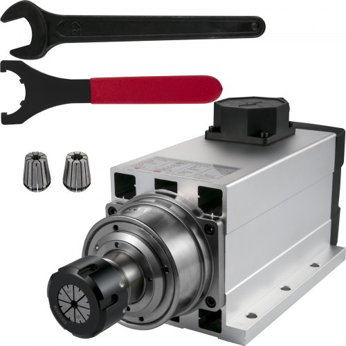 Vevor Moteur Broche Refroidi Par Air Carré Spindle Motor Air Cnc 4,5 Kw Er32