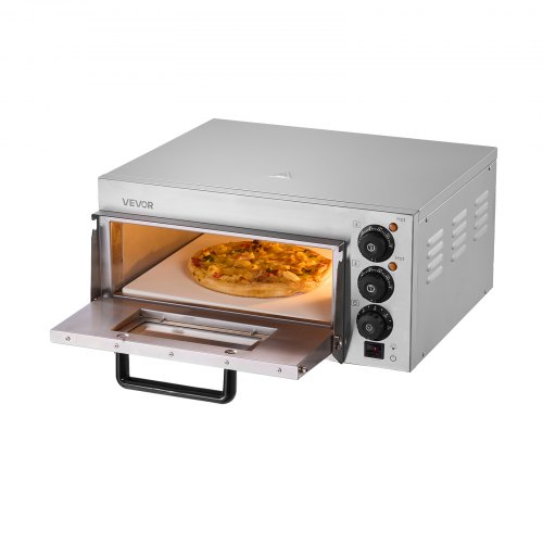

VEVOR Four à Pizza Électrique de Comptoir Capacité 35,6 cm Restaurant Domicile