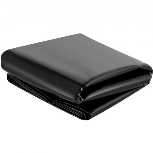 

VEVOR Revêtement d'étang LLDPE 6 x 7,6 m, revêtement d'étang 20 mil 0,5 mm, revêtement d'étang à poissons étanche anti-fuite haute résistance et flexibilité pour cascade, bassins, étangs à poissons