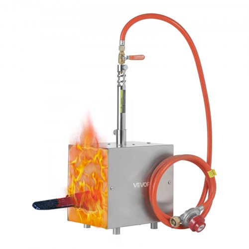 

VEVOR Forge à Gaz Propane Portable, Four de Forge à 1 Brûleur, pour Fabrication de Couteaux et Forgeage des Métaux, Couteliers Maréchaux-ferrants Forgerons, Température Max. 1427 ℃, Forme Carrée