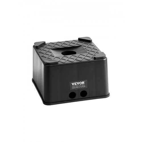 

VEVOR Bloc de Nivellement pour Camping-car avec Capacité de Charge de 2,7 T, Supports Stabilisateurs pour Caravane 15,2 cm de Haut, en Plastique, pour Voyage Camping-car Remorque à Sellette, Noir