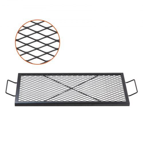 

VEVOR Grille de Cuisson Grille de Barbecue Rectangulaire 81 cm pour Camping