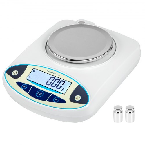 VEVOR Balance Analytique Numérique Capacité 3000 g Précision 0,01 g Balance de Laboratoire 13 Unités de Conversion Balance de Précision Laboratoire Plateau 12,8 x 12,8 cm Pesage Bijoux Échantillons