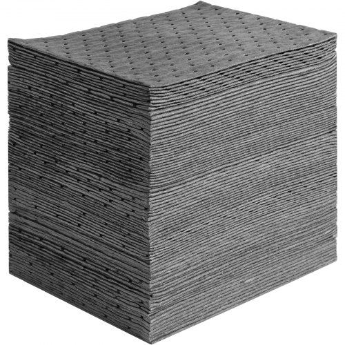 

VEVOR Tapis Absorbant Liquide Universel 100 Pièces 250x330 mm, Tapis Absorbant l'Eau jusqu'à 11,4 L dans Une Boîte Distributrice, en Polypropylène, pour Déversements, Cuisine Animaux de Compagnie