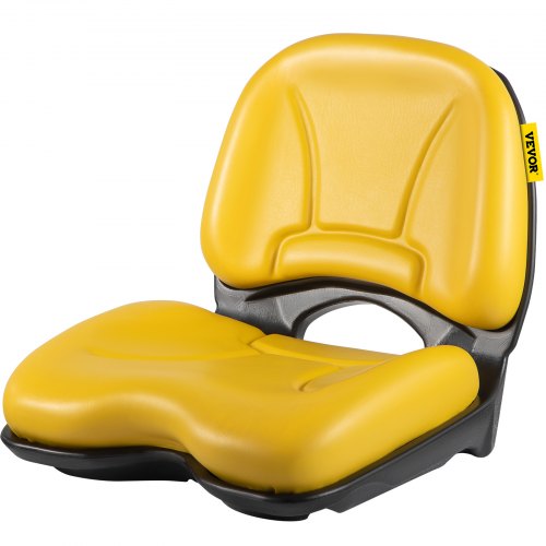 

VEVOR Siège de Tracteur Universel 45 x 55 x 45 cm Coque d'Assise pour Tracteur Jaune Siège pour Tracteur Tondeuse Coussin Moelleux Trou de Vidange Pratique Utilisé pour les Pelouses, Paysages, Jardin