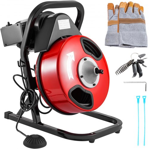 Nettoyeur De Tuyaux Pour Machine De Nettoyage De Drains250 W Avec 5 Couteaux