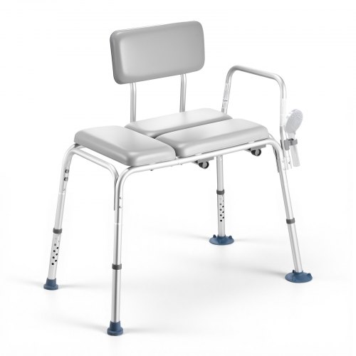 

VEVOR Banc de Transfert Baignoire, Capacité de Charge 227 kg, Siège de Baignoire avec Accoudoir et Dossier, Chaise de Douche pour Adultes, Seniors et Personnes à Mobilité Réduite, Hauteur Réglable