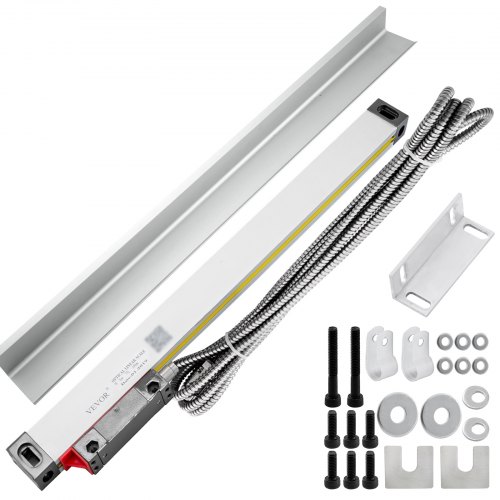 VEVOR Échelle Linéaire de Tour de Haute Précision de 300MM Règle Electronique d'échelles pour la Fraiseuse avec des Accessoires