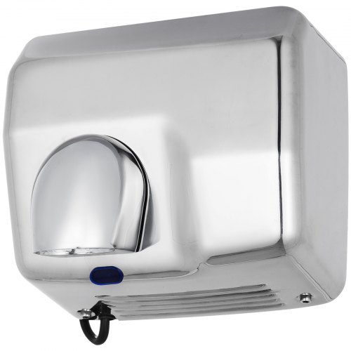 Sèche-mains Electrique Séchoir à Mains Automatique En Acier Inox 2500w Brossé