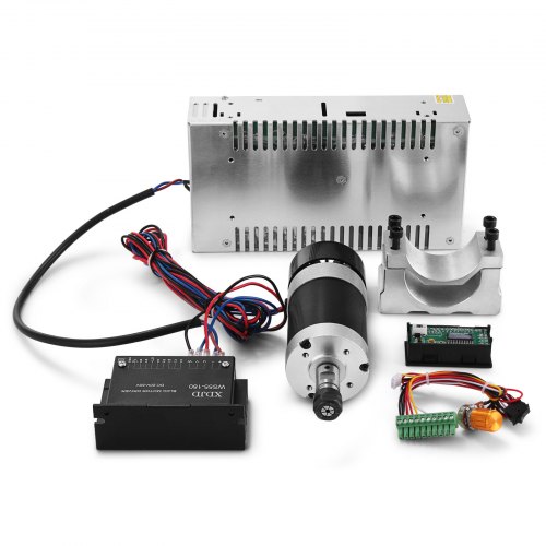 Brushless 0.4KW Milling spindle Milling spindle Motor & switching power supply & speed controller