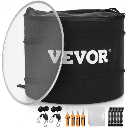 VEVOR Tondeuse à Sec Coupe-Feuilles avec Sac de Garniture Main Ciseaux Attaches