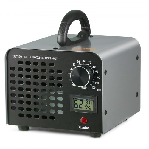 

VEVOR Générateur d'Ozone Purificateur d'Air 36000 mg/h Générateur O3 pour Éliminer les Odeurs Commercial Industriel 115 W Grande Capacité Minuterie 0-120 min pour Chambres Voitures Animaux Domestiques