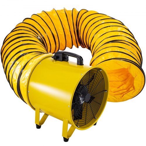 16 '' Portable Ventilateur Axial Atelier Conduit Extracteur Industriel 400mm