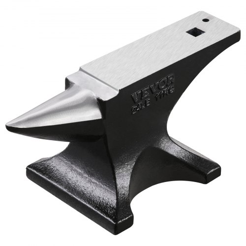 

VEVOR Enclume de Forgeron en Acier Moulé 11,5 kg, Enclume à Corne Simple Ronde, Haute Dureté, Base Stable, Outil de Travail du Métal pour Pliage, Façonnage, Torsion, Métallurgistes, Bijoutier, Atelier