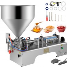 5-100ml Machine De Remplissage Semi-automatique Remplissage De Pâte Et Liquides