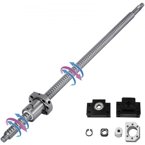 Rm1605-500mm Vis à Billes Ballnut +bf12/bk12 Bloc D'écrou Endurance +coupleur