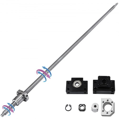 Rm1605-900mm Vis à Billes Ballnut +bf12/bk12 Bloc D'écrou Boule Screw +coupleur