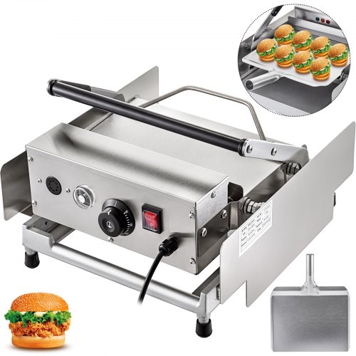 Burger Grill Pour 6 Hamburgers Machine à Hamburger Presse à Hamburger Inox