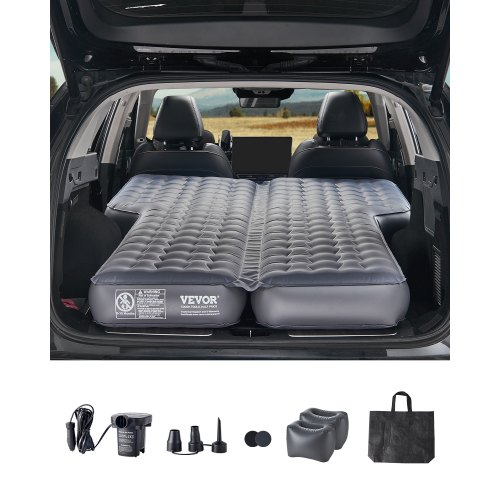 

VEVOR Matelas gonflable voiture lit de couchage Oxford avec pompe à air gris