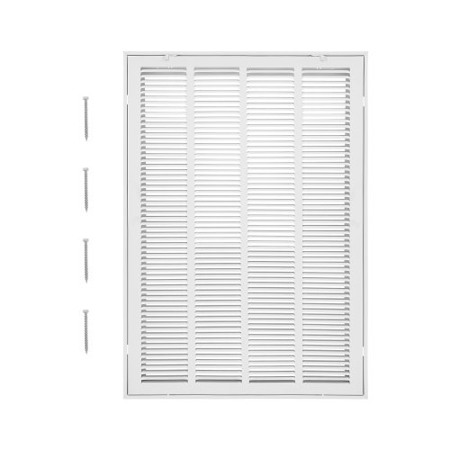 

VEVOR Grille de Retour d'Air pour Ouverture de Conduit 50,5x75,5 cm, Grille de Ventilation de Retour d'Air Murale, en Acier Revêtement en Poudre, pour Amélioration de la Ventilation, Filtre Non Inclus