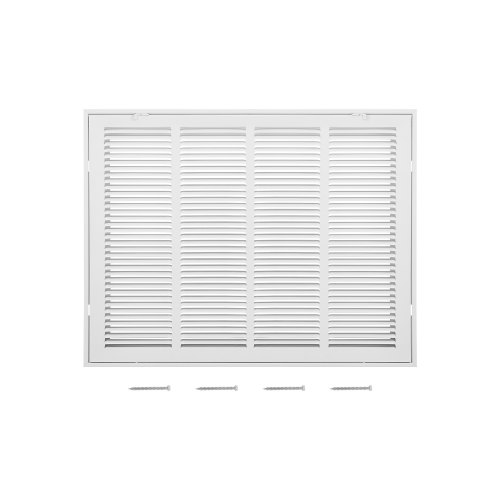 

VEVOR Grille de Retour d'Air pour Ouverture de Conduit 60,5x45,5 cm, Grille de Ventilation de Retour d'Air Murale, en Acier Revêtement en Poudre, pour Amélioration de la Ventilation, Filtre Non Inclus
