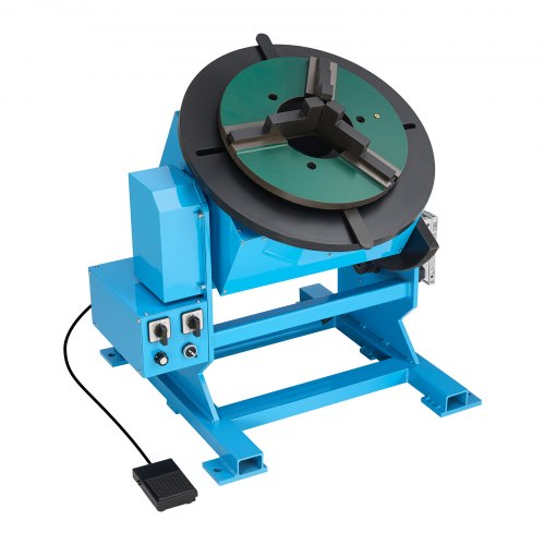 

VEVOR Positionneur de Soudage Rotatif Charge Horizontale 500 kg Table Tournante de Positionnement de Soudage 400 W pour Découpe, Meulage, Assemblage, Angle -45° à 90°, Plateau Tournant, 0,2-2 tr/min