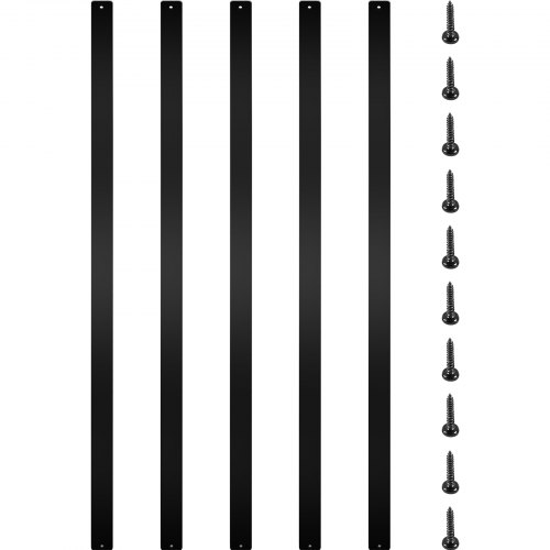 

VEVOR Balustres de pont métal lot de 16 garde-corps en alliage d'aluminium 75 cm