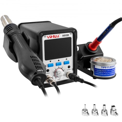 995D Pistolet à air chaud SMD Station de soudage 120L/min Débit d'air 720W
