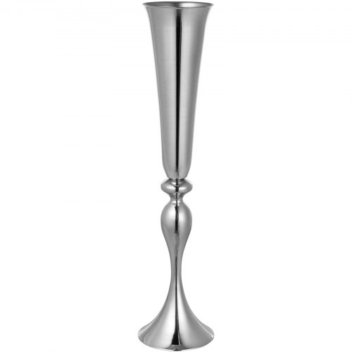 11 Pièces Vase Argenté à Fleur Fête Mariage 75cm Support à Fleurs Classique