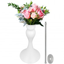11 Pièces Bougeoir Flambeau Vase Blanc à Fleur Mariage Fête Déco Classique 32cm