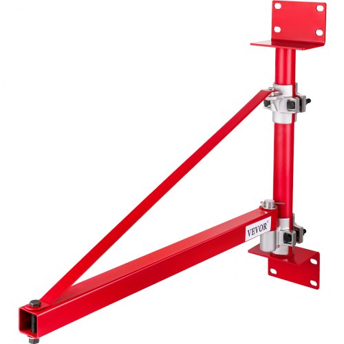 VEVOR Bras Potence Pivotante 600KG/115cm, Potence pour Palan Électrique en Acier, Bras Cadre Palan Treuil Électrique Rotation de 180°, Support Palan Outil de Treuil Facile à Assembler pour ateliers