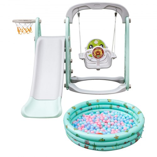 Toboggan Aire De Jeux Balançoire Pour Enfants Extérieur Intérieur Baby Vivo
