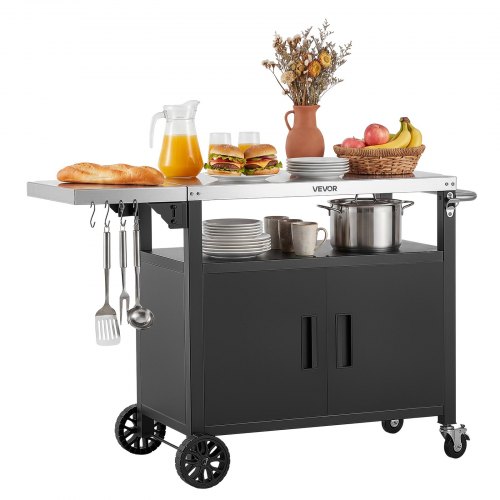VEVOR Desserte Plancha Extérieure 124 cm