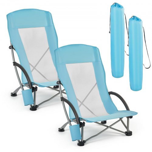 VEVOR Chaise de Camping Pliante et Portable 2PCs