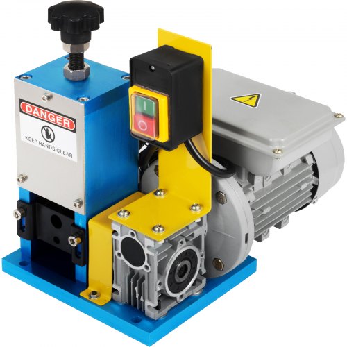 VEVOR Machine à Dénuder électrique HXSMS-025, Pince à dénuder électrique 1.5-25mm, pour recycler les fils de cuivre/enlever l'isolant en plastique et en caoutchouc des fils de ferraille intacts