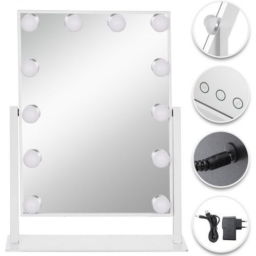 Hollywood Miroir De Maquillage Luminosité Réglable Touch Control écurie