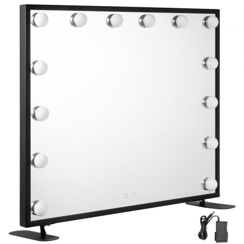 Miroir Cosmétique Style D'hollywood Miroir De Vanité De Maquillage 14pcs Led